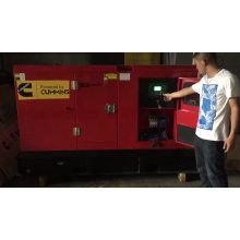 4 cylinders 380V 50hz  silent diesel generator with generating electricity and AC generator